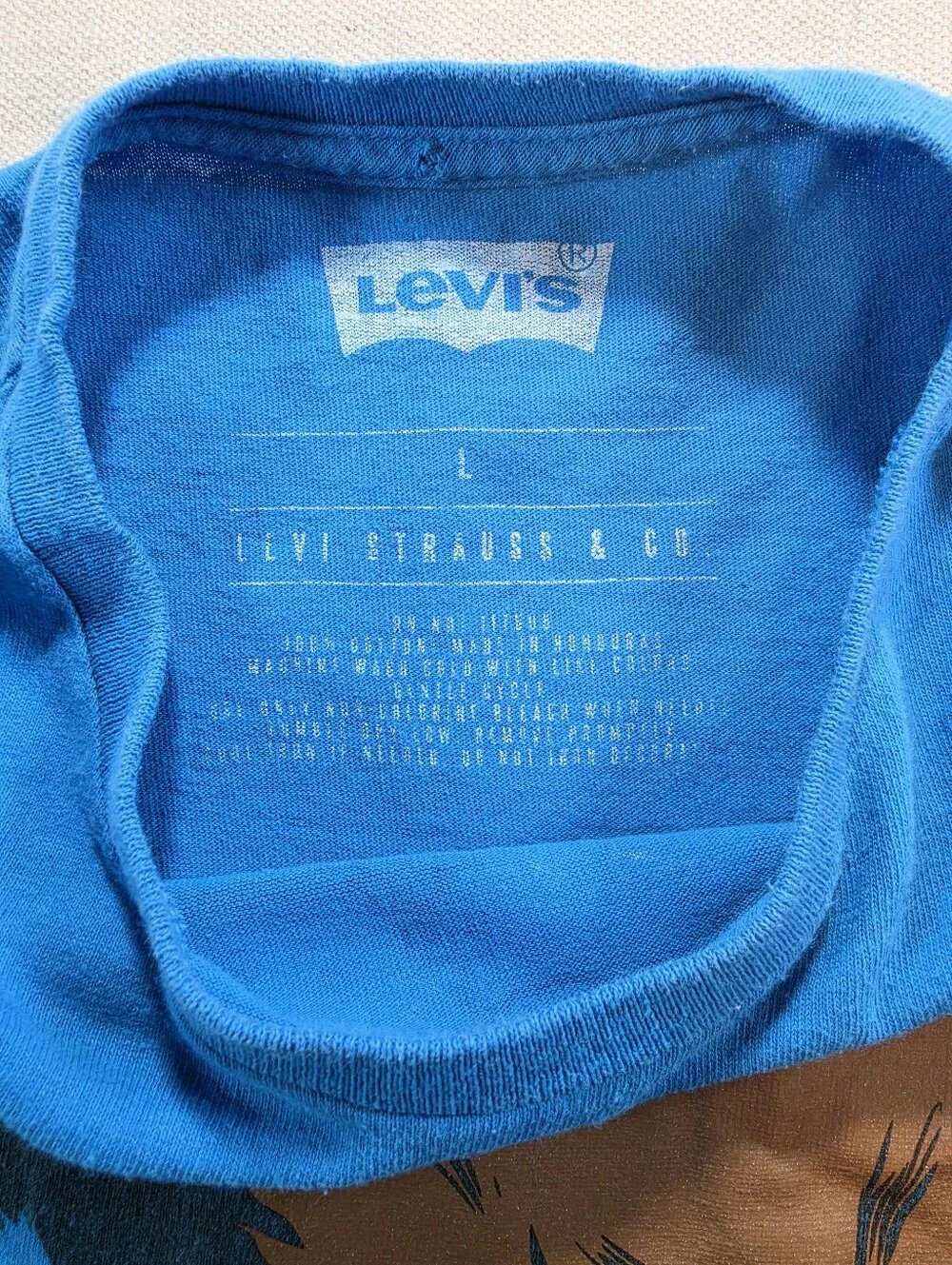 Levi's Blue Graphic Bear Tee